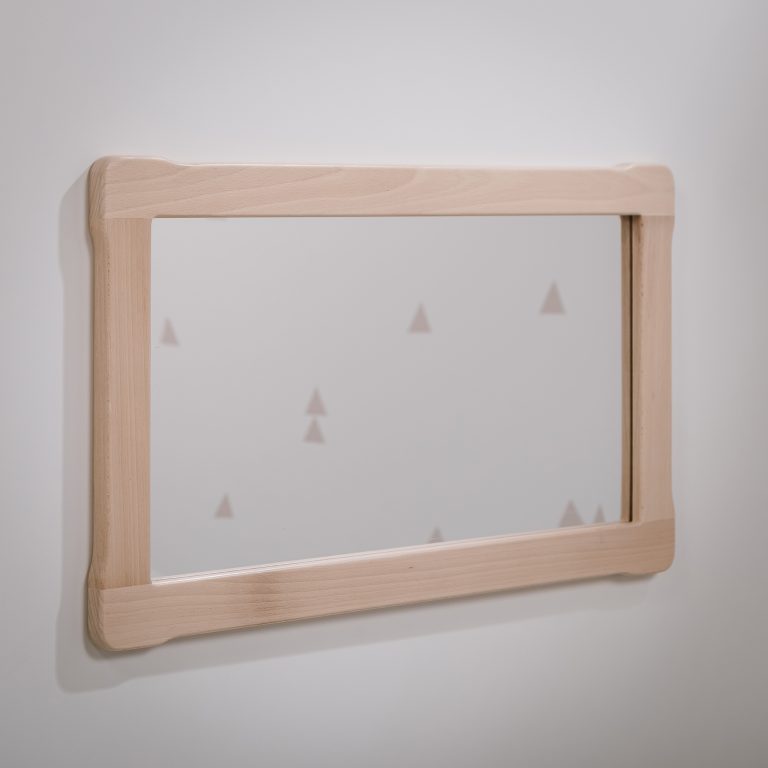 Montessori Big Mirror with wooden frame